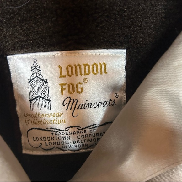 London Fog Vintage Tan Trench Coat w/ Zip Liner – Size 10 Petite - Picture 16 of 16